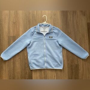 L.L. Bean Quilted Blue Zip-Up Jacket